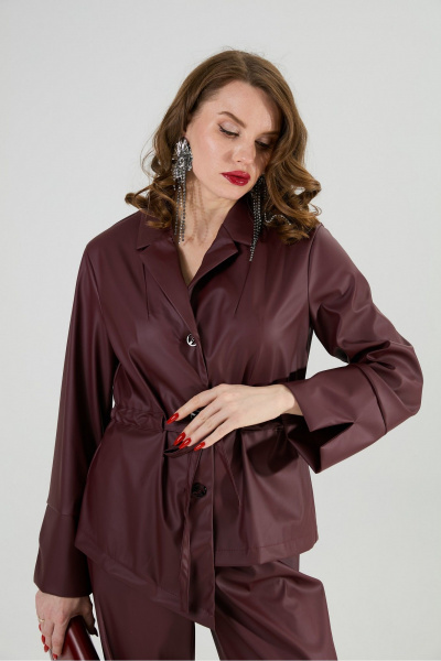 Жакет NikVa 918-10 бордо - фото 2