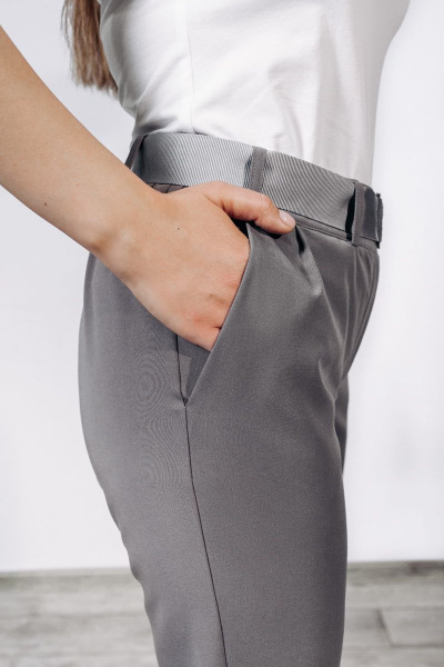 Брюки LUXTEX 0321 серый - фото 2