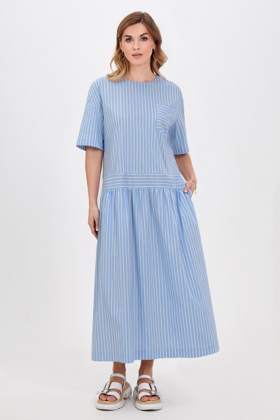 Платье Bazalini 5029 голубой - фото 1