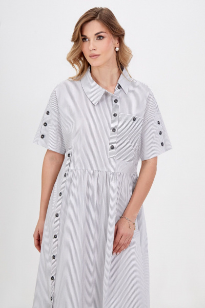 Платье Bazalini 5026  белый - фото 3