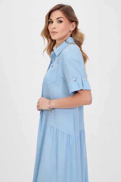 Платье Bazalini 5030 голубой - фото 3