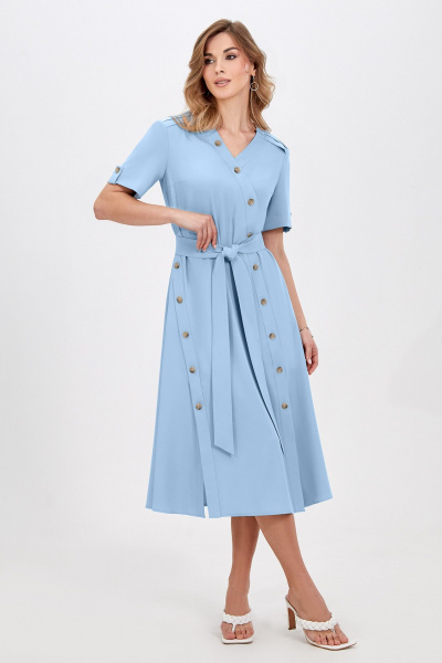 Платье Bazalini 5034 голубой - фото 1