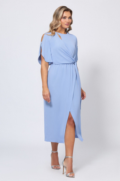 Платье Bazalini 5059 голубой - фото 3