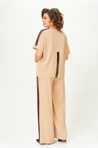Блуза, брюки Rumoda 2124 бежевый - фото 10