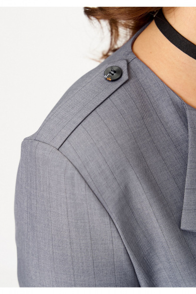 Платье Твой имидж 2328 серый_в_полоску - фото 7