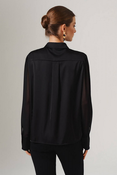Блуза Nelva 23090 черный - фото 3