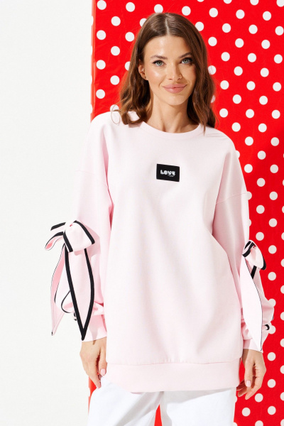 Свитшот ELLETTO 3950 розовый - фото 1