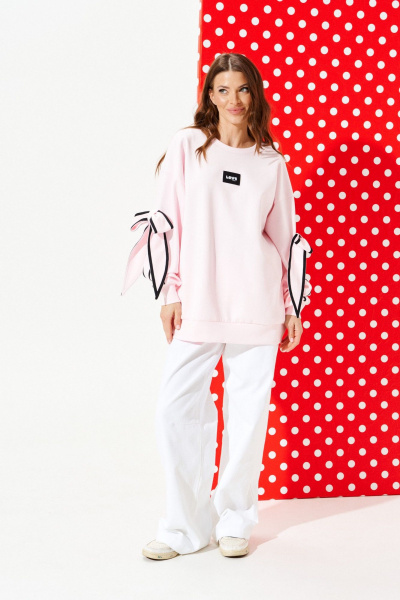 Свитшот ELLETTO 3950 розовый - фото 2