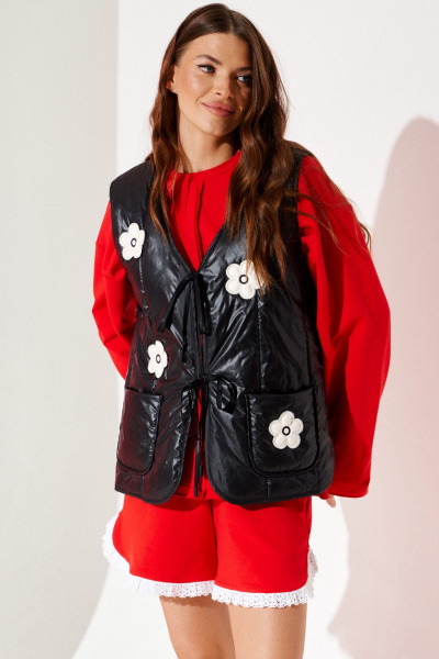 Жилет ELLETTO 3977 черный - фото 1