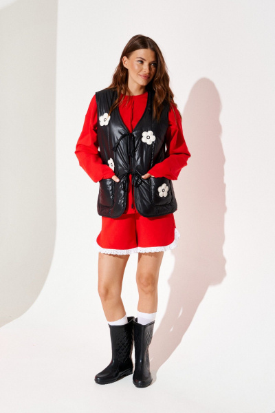 Жилет ELLETTO 3977 черный - фото 3