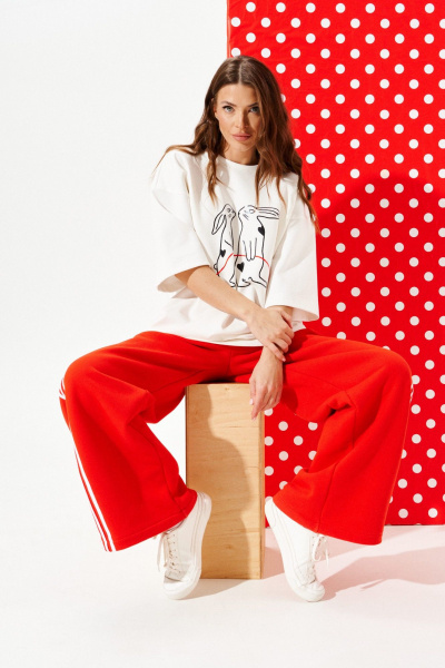 Джемпер ELLETTO 3972 молочный - фото 7