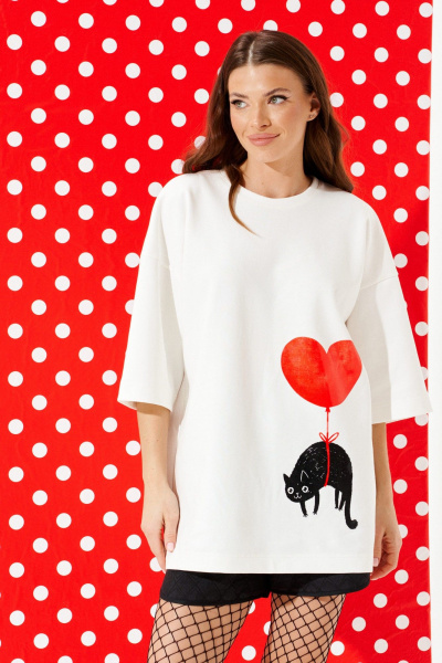 Джемпер ELLETTO 3971 молочный - фото 2