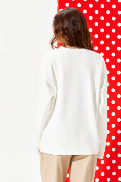 Джемпер ELLETTO 3973 молочный - фото 6