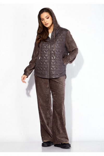 Брюки, куртка TAiER 1416 шоколад - фото 4