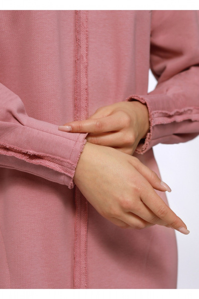 Платье Полинушка 633Ф пудровый - фото 4