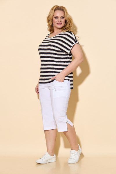 Майка БАГРЯНИЦА 5034 бело-черный - фото 3