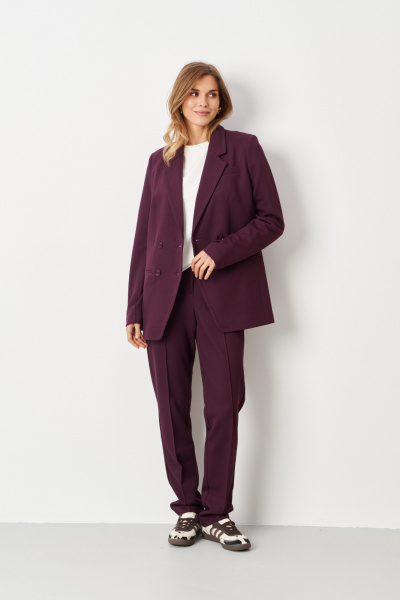 Брюки Панда 107960 бордовый - фото 1