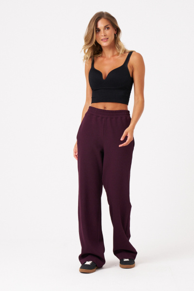 Брюки Панда 108460 бордовый - фото 1