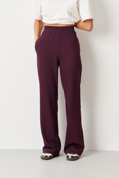Брюки Панда 108460 бордовый - фото 2