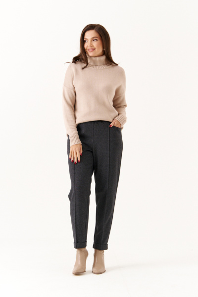 Брюки Панда 115860 темно-серый - фото 1