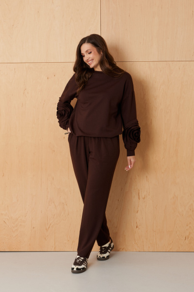 Брюки Панда 14263 шоколад - фото 3