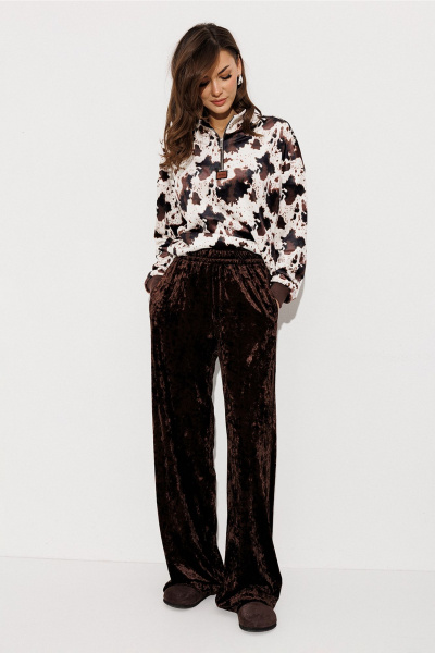 Брюки, джемпер Butеr 3247 коричневый - фото 5