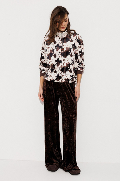 Брюки, джемпер Butеr 3247 коричневый - фото 1