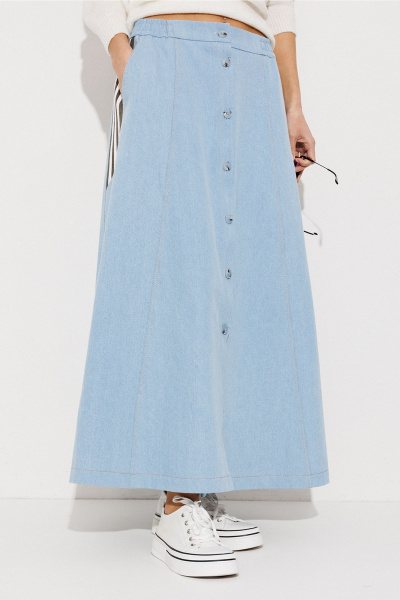 Юбка Butеr 3254 голубой - фото 4