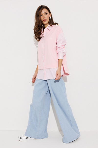 Блуза Butеr 3257 розовый - фото 7