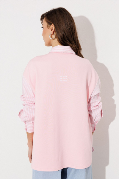 Блуза Butеr 3257 розовый - фото 5