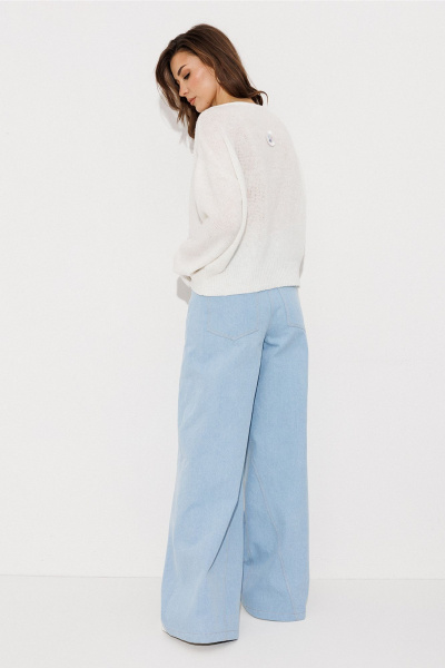 Джемпер Butеr 3259 молочный - фото 8