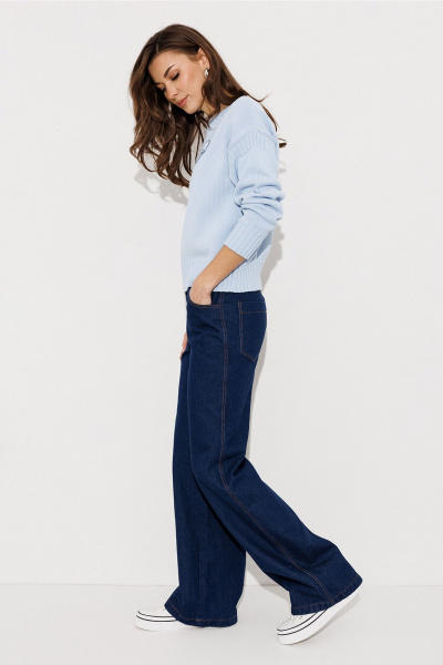 Брюки Butеr 3266 темно-синий - фото 3