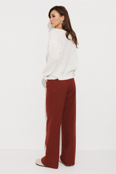 Брюки Butеr 3266 терракотовый - фото 6