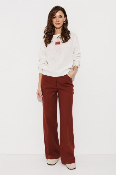 Брюки Butеr 3266 терракотовый - фото 4