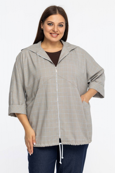 Жакет Avila 1010 бежево-голубой - фото 1