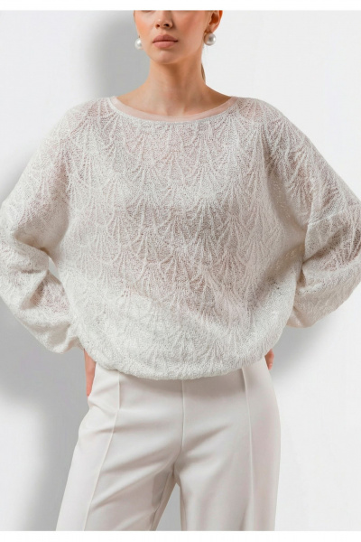 Джемпер Erika 7201-1 молочный - фото 5