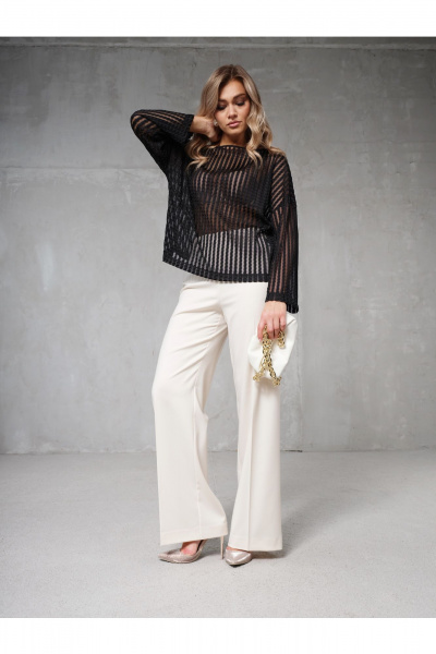 Блуза Erika 7201-7 черный - фото 2