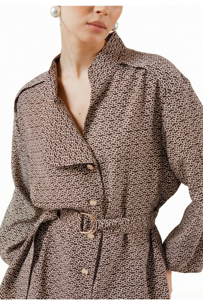 Блуза Erika 7232 коричневый - фото 6