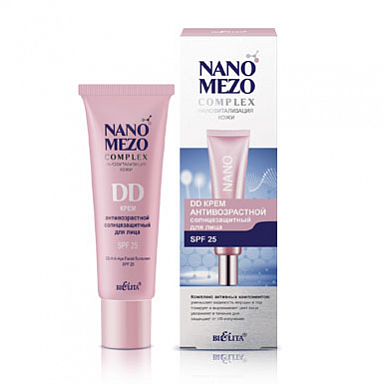 Крем для лица Belita NANOMEZO-DD Крем солнцезащ. д/лица SPF25 антивозрастной - фото 1