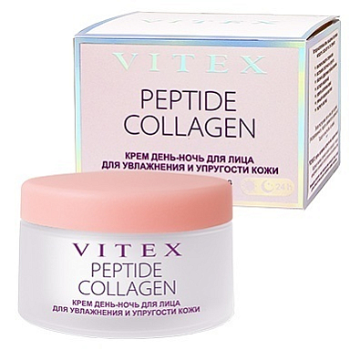 Крем для лица Belita PEPTIDE COLLAGEN Крем ДЕНЬ-НОЧЬ д/лица ДЛЯ УВЛАЖНЕНИЯ И УПРУГОСТИ КОЖИ - фото 1