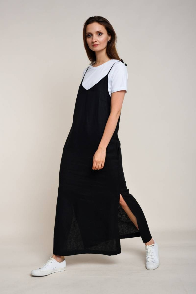 Сарафан Ружана 472-4 черный - фото 6
