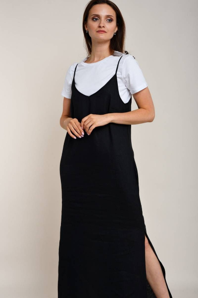 Сарафан Ружана 472-4 черный - фото 1