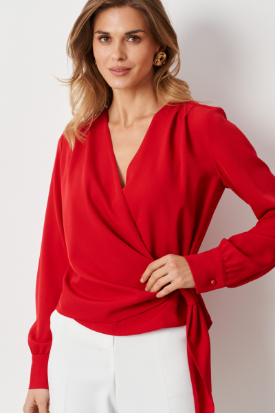 Блуза Панда 116040 красный - фото 2