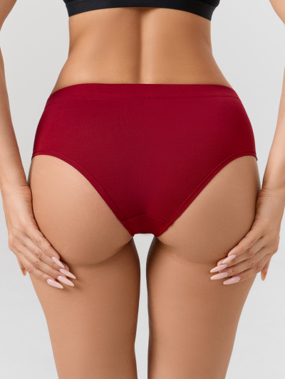 Трусы Mark Formelle 412607-3/25-50-36194П-5 бордо_печать_2_сл_1тр_печ_на_дет_пер_2тр_3тр_Д - фото 3