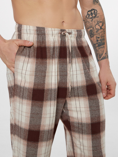 Брюки Mark Formelle 581135/25-5072ПП-9 черная_клетка_на_св.молочном - фото 3