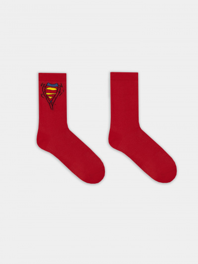 Носки Mark Formelle 017K-3042/24017K-1 я.красный_рис.3042 - фото 1