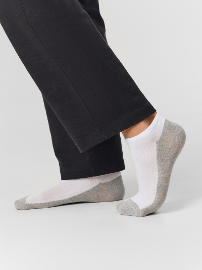 Носки Mark Formelle 104K-3091/25104K белый_серый_меланж_рис.3091 - фото 1