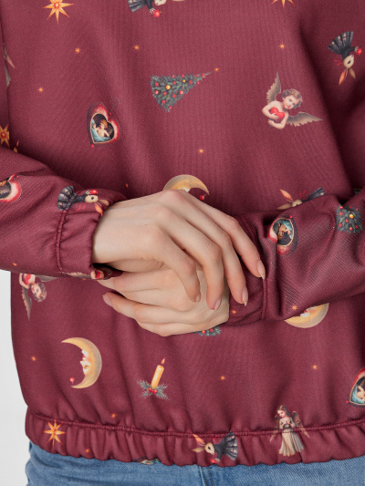 Свитшот Mark Formelle 122587/25-ОБР41834П-7П игрушки_на_бордо_010.2_Сублимация_полотна - фото 4