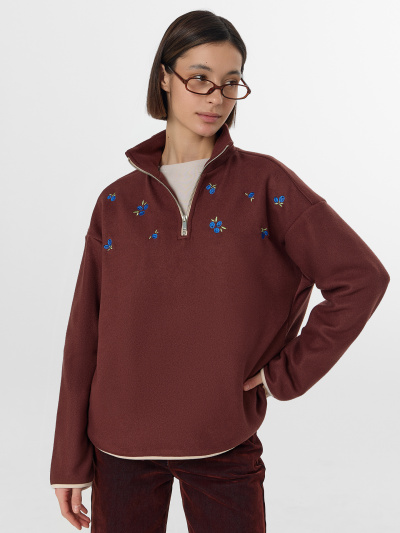 Толстовка Mark Formelle 122958/25-37078Ц-13-2 ромовый_650_W_вышивка - фото 1