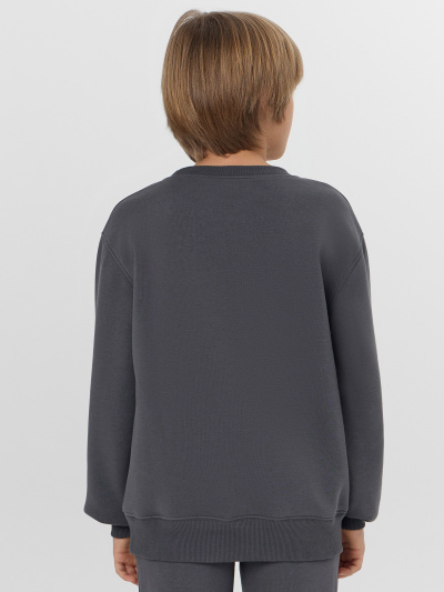 Свитшот Mark Formelle 123431/1/25-36709П-7П серая_жемчужина_печать_3_сл_на_пол - фото 2